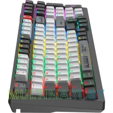 Клавиатура A4Tech Bloody WS98 Black & White (Bloody BLMS Red Plus) картинка 10
